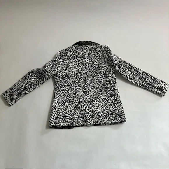 VINTAGE reversible textured and patterned blazer - Picture 8 of 9